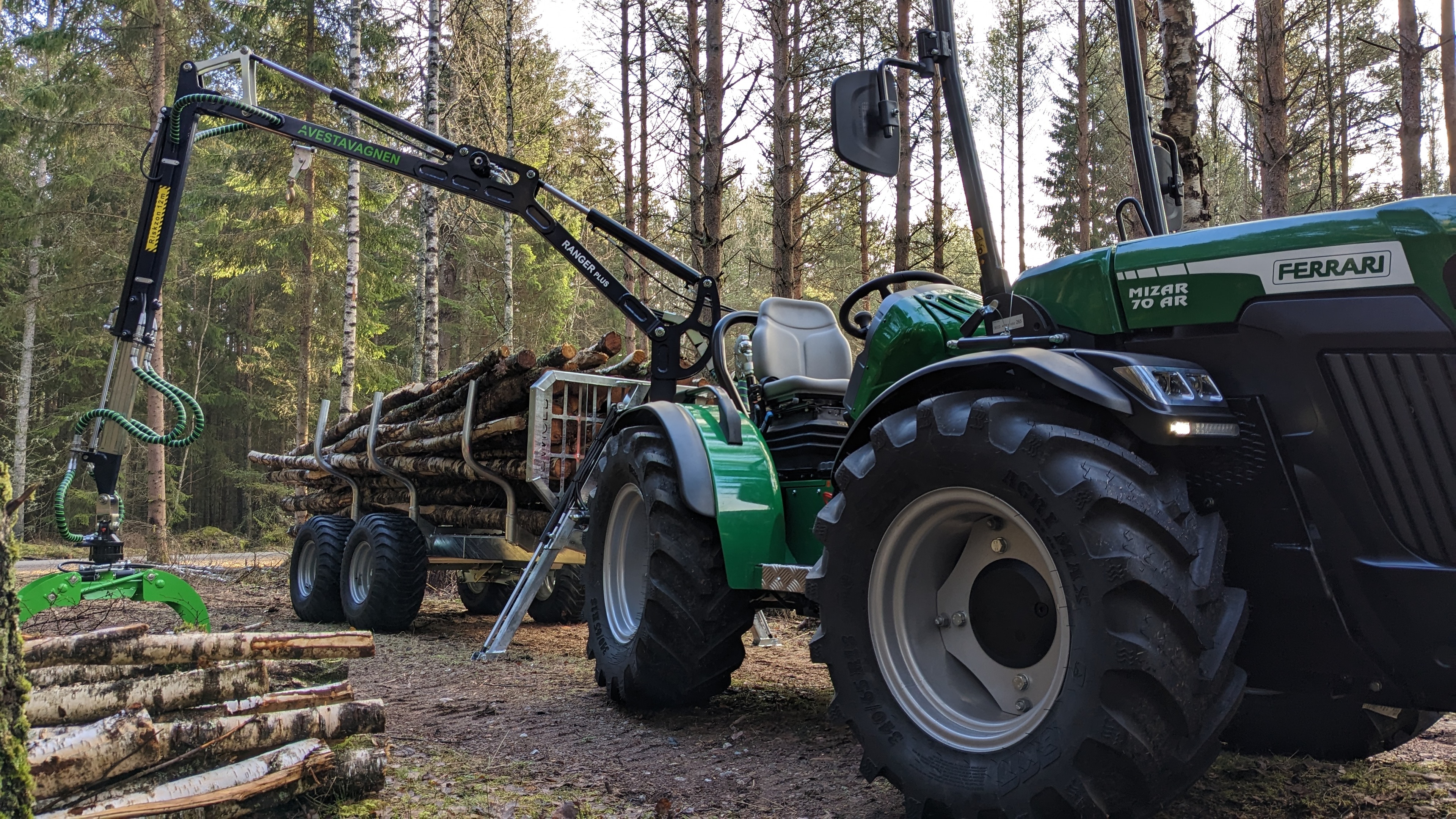 Avestavagnen Ranger Plus till traktor, traktorvagn