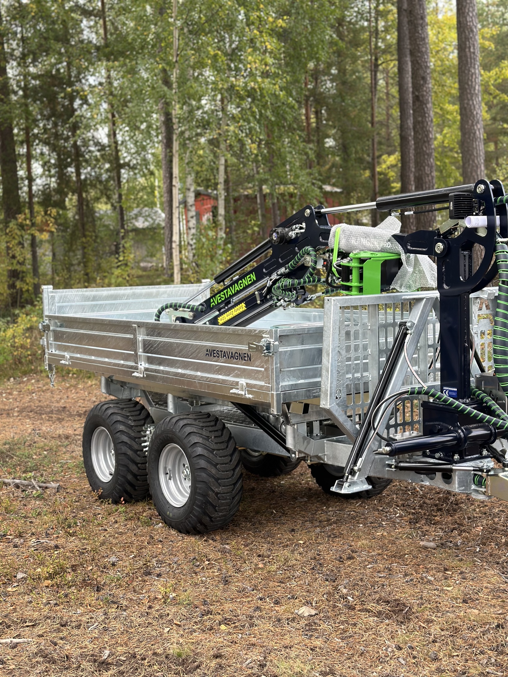 Avestavagnen Ranger Plus med insatsflak, avestavagnen tillbehör