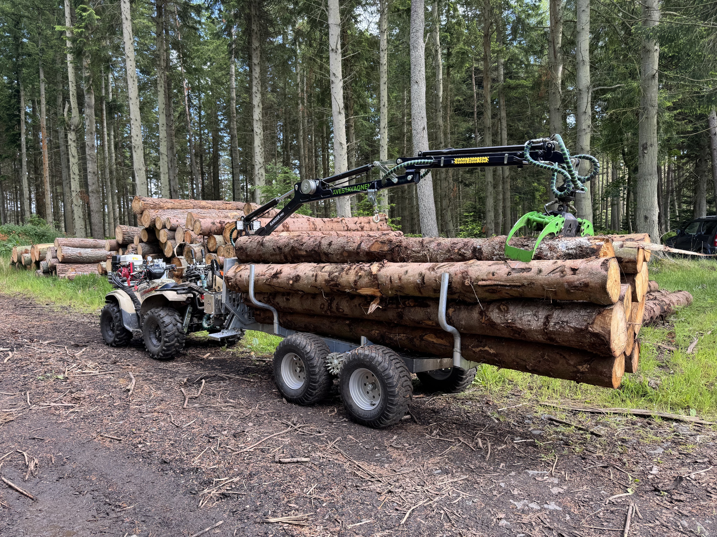 Avestavagnen Ranger Plus ATV vagn